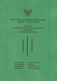 Peraturan Kalurahan Karangasem Nomor 10 Tahun 2022 tentang APBKal T.A. 2023